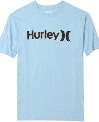 Score authentic skate and surf style with this logo t-shirt from Hurley. Score authentic skate and surf style with this logo t-shirt from Hurley.
