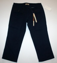 Be Bop Junior Girl's Stretch Capri - Size: 3, Navy Be Bop Junior Girl's Stretch Capri - Size: 3, Navy