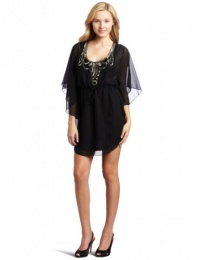 Trixxi Juniors Woven Flutter Sleeve Dress Trixxi Juniors Woven Flutter Sleeve Dress
