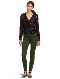 XOXO Juniors Lace Peplum Moto Jacket, Black, Medium XOXO Juniors Lace Peplum Moto Jacket, Black, Medium