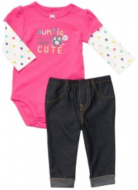 Carter's Bodysuit & Pant Set - Auntie-6M Carter's Bodysuit & Pant Set - Auntie-6M