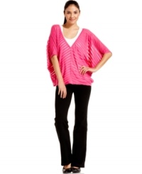 Burnout stripes and a relaxed silhouette lend dance-inspired style to this Ideology top. Layer it with a cami and leggings for the gym, yoga or just hanging out! Burnout stripes and a relaxed silhouette lend dance-inspired style to this Ideology top. Layer it with a cami and leggings for the gym, yoga or just hanging out!