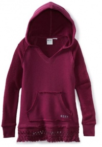 Roxy Kids Girls 7-16 Cheer Squad Hoodie Sweater, Deep Berry, Medium Roxy Kids Girls 7-16 Cheer Squad Hoodie Sweater, Deep Berry, Medium
