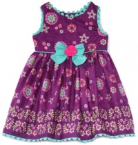 Sweet Heart Rose Girls 2-6X Short Sleeve Bubble Dress and Legging, Purple/Multi, 2 Sweet Heart Rose Girls 2-6X Short Sleeve Bubble Dress and Legging, Purple/Multi, 2
