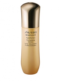 A skin-fortifying softener with a maximum infusion of nutrients for maturing skin, specially formulated to restore resilience, firmness and suppleness. New Nutrition Infusing Technology instantly delivers generous amounts of Carnosine DP, a signature ingredient which restores lost cell vitality and boosts skin's defense against free radicals, into the skin. Remarkably enhances the skin's reception for the next step of moisturizer. A skin-fortifying softener with a maximum infusion of nutrients for maturing skin, specially formulated to restore resilience, firmness and suppleness. New Nutrition Infusing Technology instantly delivers generous amounts of Carnosine DP, a signature ingredient which restores lost cell vitality and boosts skin's defense against free radicals, into the skin. Remarkably enhances the skin's reception for the next step of moisturizer.