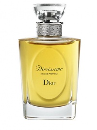 EXCLUSIVELY AT SAKS. First introduced in 1956 and inspired by Monsieur Dior's favorite flower, the lily of the valley, Diorissimo is the definition of a true, timeless classic. Discover the fragrance now available as an elegant eau de parfum. This delicate, romantic fragrance features top notes of bergamot and calyx, middle notes of lily of the valley, jasmine, ylang ylang and lilac and a base of sandalwood. EXCLUSIVELY AT SAKS. First introduced in 1956 and inspired by Monsieur Dior's favorite flower, the lily of the valley, Diorissimo is the definition of a true, timeless classic. Discover the fragrance now available as an elegant eau de parfum. This delicate, romantic fragrance features top notes of bergamot and calyx, middle notes of lily of the valley, jasmine, ylang ylang and lilac and a base of sandalwood.