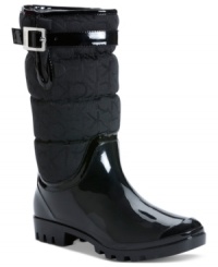 Rain? Snow? No problem. Calvin Klein's Ivah cold weather boots were made to weather the storm.