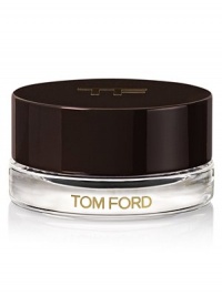 Tom Ford's dramatic eye accessory: a black gel formula that sweeps over the entire lid for a smoldering eye or can be used to fluidly and boldly line the lid. Its highly enriched, blackened pigment is infused with a unique spark of blue optics that catch the light and brighten the eyes for an extremely dimensional effect. Tom Ford's dramatic eye accessory: a black gel formula that sweeps over the entire lid for a smoldering eye or can be used to fluidly and boldly line the lid. Its highly enriched, blackened pigment is infused with a unique spark of blue optics that catch the light and brighten the eyes for an extremely dimensional effect.