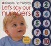 Simple First Words Let's Say our Numbers