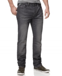 Dial down your look. These dark jeans from Sean John work with just about anything. Dial down your look. These dark jeans from Sean John work with just about anything.