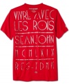 Use your words. This Sean John tee lets letters do the talking for one dynamic design.