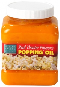 Wabash Valley Farms Real Theater Popcorn Popping Oil, 16-Ounce Jars (Pack of 3) Wabash Valley Farms Real Theater Popcorn Popping Oil, 16-Ounce Jars (Pack of 3)