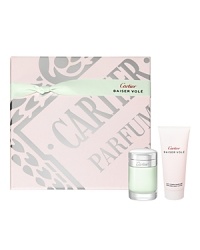 Baiser Volé Eau de Toilette stays true to the majestic and mysterious lily-reflecting floral, powdery and fresh notes. An innocent and youthful femininity.This set features a 1.6 fl. oz. Eau de Toilette and one generous gift of a 3.3 fl. oz. body lotion. Baiser Volé Eau de Toilette stays true to the majestic and mysterious lily-reflecting floral, powdery and fresh notes. An innocent and youthful femininity.This set features a 1.6 fl. oz. Eau de Toilette and one generous gift of a 3.3 fl. oz. body lotion.