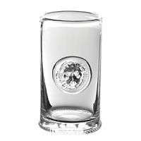 A shapely profile and regal lion's head detail make this weighty glass from Juliska a handsome option for presenting favorite cocktails. A shapely profile and regal lion's head detail make this weighty glass from Juliska a handsome option for presenting favorite cocktails.