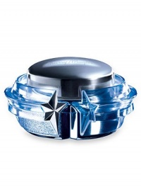 Satisfy your skin's heavenly yearnings with the ultimate glamorous indulgence. The rich and creamy texture wraps the skin in a celestial robe of softness, while the intense facets of ANGEL bring pleasure to all your senses. Voluptuously and deliciously scented, this new body cream soothes and nourishes the skin. Contained in a shimmering silver and glass jar, enhanced by a shooting star rim, the heavenly cream envelops the skin. 6.9 oz. Satisfy your skin's heavenly yearnings with the ultimate glamorous indulgence. The rich and creamy texture wraps the skin in a celestial robe of softness, while the intense facets of ANGEL bring pleasure to all your senses. Voluptuously and deliciously scented, this new body cream soothes and nourishes the skin. Contained in a shimmering silver and glass jar, enhanced by a shooting star rim, the heavenly cream envelops the skin. 6.9 oz.