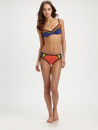 Brightly hued and unmistakably charming, this stretch swim style also features a convenient underwire and adjustable straps for additional support.Underwire cupsAdjustable strapsBack clasp closure72% nylon/28% Xtra Life LYCRA®Hand washMade in USA of Italian fabric Please note: Bikini bottom sold separately. Brightly hued and unmistakably charming, this stretch swim style also features a convenient underwire and adjustable straps for additional support.Underwire cupsAdjustable strapsBack clasp closure72% nylon/28% Xtra Life LYCRA®Hand washMade in USA of Italian fabric Please note: Bikini bottom sold separately.