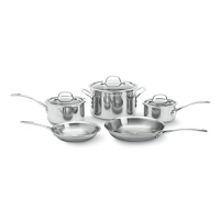 Product Features: Updated lid design to give lower profile, cool V stainless steel handle. Classic vessel design, induction capable magnetic stainless steel exterior. Dishwasher safe. Lifetime warranty. If purchased separately, you would spend well over $400. Product Features: Updated lid design to give lower profile, cool V stainless steel handle. Classic vessel design, induction capable magnetic stainless steel exterior. Dishwasher safe. Lifetime warranty. If purchased separately, you would spend well over $400.
