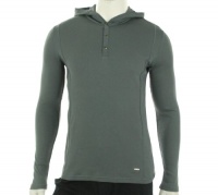 Calvin Klein Hooded Stretch Shirt Castes S Calvin Klein Hooded Stretch Shirt Castes S
