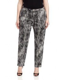 Calvin Klein Women's Plus-Size Print Slim Pant