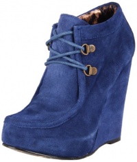 Betsey Johnson Women's Ryaan Bootie,Blue Suede,10 M US Betsey Johnson Women's Ryaan Bootie,Blue Suede,10 M US