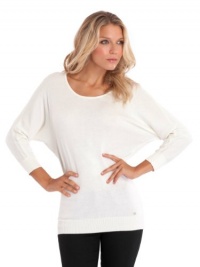 GUESS Leola Three-Quarter Sleeve Pullover, MACADAMIA (MEDIUM) GUESS Leola Three-Quarter Sleeve Pullover, MACADAMIA (MEDIUM)