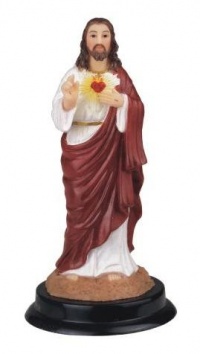 5 Inch Sacred Heart Of Jesus Holy Figurine Religious Decoration Decor 5 Inch Sacred Heart Of Jesus Holy Figurine Religious Decoration Decor