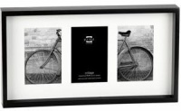 Prinz 3-Opening Parsons Black Matted Shadow Box Wood Collage Frame for 4-Inch by 6-Inch Photos Prinz 3-Opening Parsons Black Matted Shadow Box Wood Collage Frame for 4-Inch by 6-Inch Photos