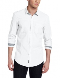 Calvin Klein Jeans Men's Chambray Long Sleeve Woven Calvin Klein Jeans Men's Chambray Long Sleeve Woven