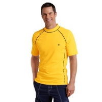 Coolibar UPF 50+ Men's Short-Sleeve Swim Shirt Coolibar UPF 50+ Men's Short-Sleeve Swim Shirt