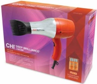 Chi 33514 Deep Brilliance Low EMF Hair Dryer, Orange