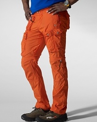 The definition of smart design in slick, featherweight poplin, RLX's Climbing pant is crafted in a versatile cargo silhouette that converts into shorts, allowing for peak performance in a range of conditions. The definition of smart design in slick, featherweight poplin, RLX's Climbing pant is crafted in a versatile cargo silhouette that converts into shorts, allowing for peak performance in a range of conditions.