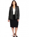 Calvin Klein Women's Plus-Size Open Trim Jacket