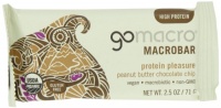 MACROBARS Organic Peanut Butter Chocolate Chip, 2.5 oz Bars (Pack of 15) MACROBARS Organic Peanut Butter Chocolate Chip, 2.5 oz Bars (Pack of 15)