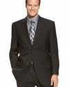 Izod Black Suit-Separate Sportcoat Jacket 38 Short 38S 48C 2-Button Blazer