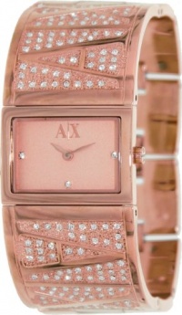 Armani Exchange Rose Gold-Tone Stainless Steel Bangle Ladies Watch AX4114 Armani Exchange Rose Gold-Tone Stainless Steel Bangle Ladies Watch AX4114