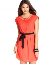Bold accents pop against a dress of minimalist design! Style BeBop's pretty frock with your fave accessories for an outfit that moves seamlessly from day to night! Bold accents pop against a dress of minimalist design! Style BeBop's pretty frock with your fave accessories for an outfit that moves seamlessly from day to night!