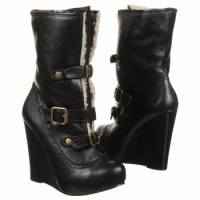 Betsey Johnson Women's Ryderrr Boot,Black Leather,9 M US Betsey Johnson Women's Ryderrr Boot,Black Leather,9 M US