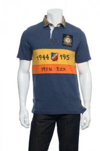 Polo Ralph Lauren Men's Custom-Fit Short Sleeve Rugby, Boston Navy, M Polo Ralph Lauren Men's Custom-Fit Short Sleeve Rugby, Boston Navy, M