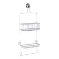 Zenith Premium Shower Head Caddy, White Zenith Premium Shower Head Caddy, White