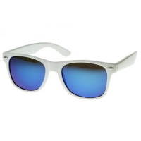 Hipster Fashion Revo Color Mirror Lens Wayfarers Style Sunglasses White Hipster Fashion Revo Color Mirror Lens Wayfarers Style Sunglasses White