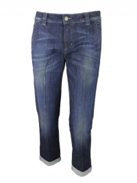 SIWY Womens Lark Boyfriend Cuff Crop Trouser Jeans SIWY Womens Lark Boyfriend Cuff Crop Trouser Jeans