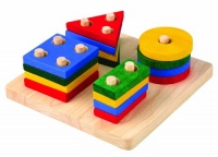 Plan Toy Geometric Sorting Board Plan Toy Geometric Sorting Board