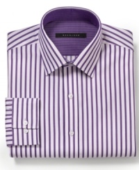 Make a strong statement when you walk into any boardroom wearing this Sean John dress shirt