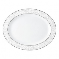 Bernardaud Dune Oval Platter 15 In Bernardaud Dune Oval Platter 15 In