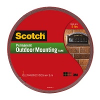 Scotch Permanent Outdoor Mounting Tape, 1 Inch x 450 Inches (4011-LONG) Scotch Permanent Outdoor Mounting Tape, 1 Inch x 450 Inches (4011-LONG)
