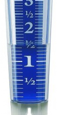 Chaney Instrument 5-Inch Capacity Easy-Read Magnifying Rain Gauge