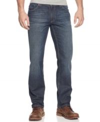 These DKNY Jeans are sure to become your trusty pair of classic blues. These DKNY Jeans are sure to become your trusty pair of classic blues.
