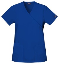 Cherokee 4801 Women's Cherokee Mock Wrap Scrub Top Cherokee 4801 Women's Cherokee Mock Wrap Scrub Top
