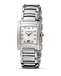 With the Delight™ collection, Frédérique Constant presents Ladies watches that create strong emotions, right up to an intense bliss. A collection full of gentleness and femininity.Frédérique Constant Delight™ timepieces are offered with round or rectangular cases. They feature a unique case design of high-quality and with a meticulous finish. Quartz calibre: Hours, Minutes, Date.. Comes with a metal bracelet strap and an extra satin strap. Made in Geneva, Switzerland. With the Delight™ collection, Frédérique Constant presents Ladies watches that create strong emotions, right up to an intense bliss. A collection full of gentleness and femininity.Frédérique Constant Delight™ timepieces are offered with round or rectangular cases. They feature a unique case design of high-quality and with a meticulous finish. Quartz calibre: Hours, Minutes, Date.. Comes with a metal bracelet strap and an extra satin strap. Made in Geneva, Switzerland.