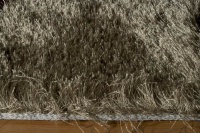 Area Rug 4x4 Round Shag Light Taupe Color - Momeni Luster Shag Rug from RugPal